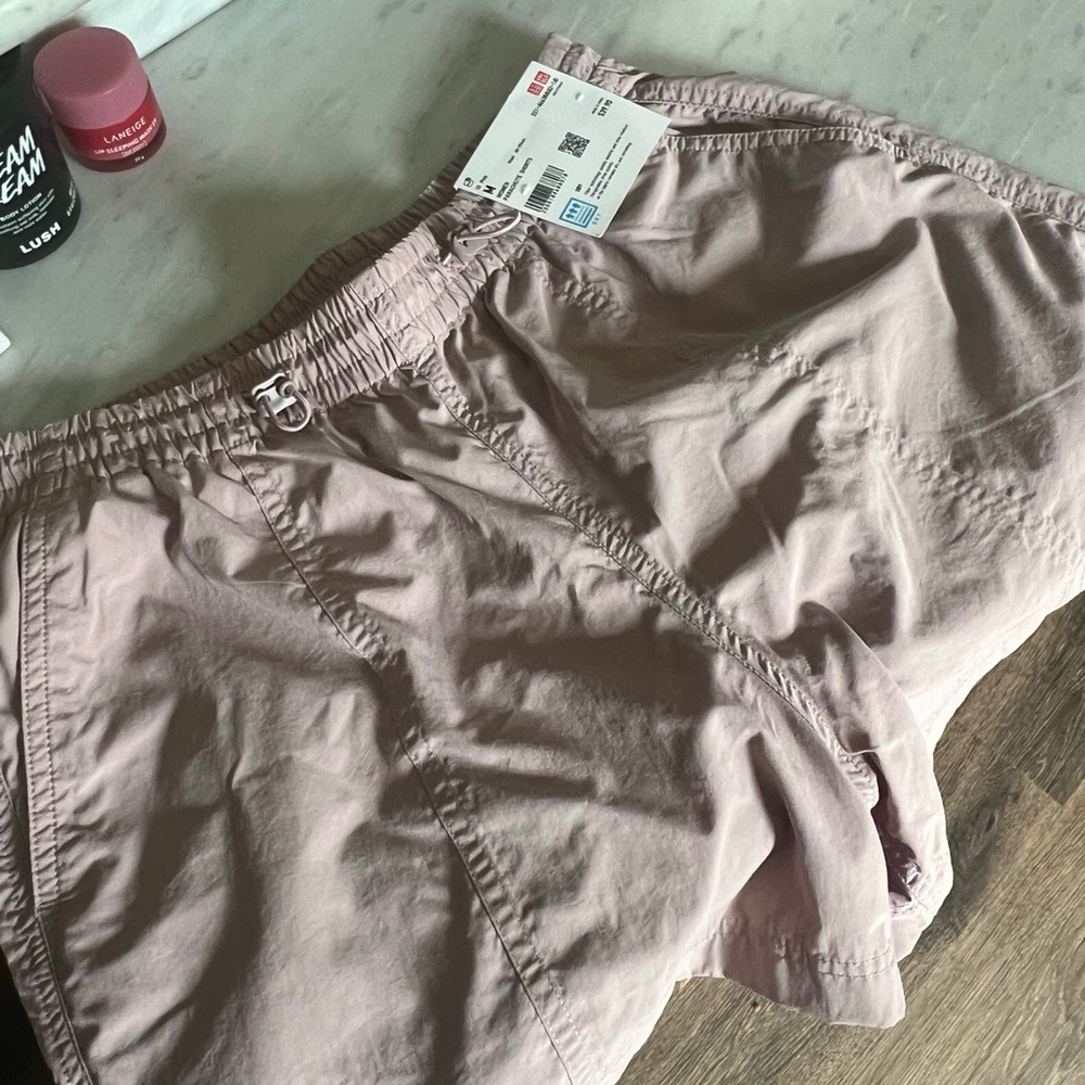 NWT Pink Parachute Shorts